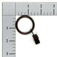 Mainstays Oil Rubbed Bronze Curtain Clip Rings, Set of Seven