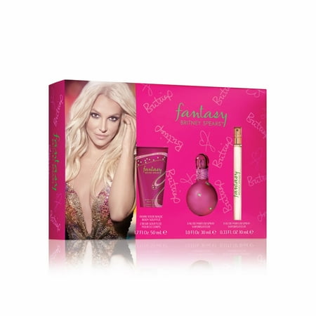 Britney Spears Fantasy Women's Fragrance 3 Piece Gift Set, Eau de Parfum