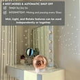 thumbnail image 5 of Disco Ball Diffuser - Essential Oil Aromatherapy Rotating Disco Diffuser, Rose Gold 300mL, 5 of 6