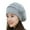 Grey, variant on Fashion Womens Flower Knit Crochet Beanie Hat Winter Warm Cap Beret