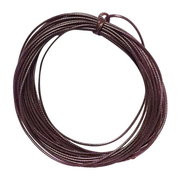 Cuerdas de Nílon Encerado Joyería Que Hace Resulta 10m Cuerdas 2mm - Café Sunnimix Cuerda de la cera