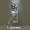 thumbnail image 5 of Sikiie Floral Welcome Sign Led Night Light, Warm White,Cool White Lights for Bathroom,Hallway,Bedroom, Kids Room-UK, 5 of 7