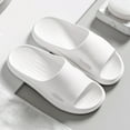 thumbnail image 3 of Dakaela Shower Shoes for Women Men Quick Dry Non Slip Bathroom Slippers Lightweight Beach Home Slides Sandals White 7, 3 of 5