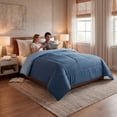 thumbnail image 3 of Edredón Duvet Ligero Matrimonial Elefantito Atlántico Color Azul, 3 of 6