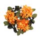 thumbnail image 2 of Corona de velas en forma de anillo,Corona de velas de Halloween para centro de mesa de otoño,Decoración Otoño Hoja de Arce Artificial Acción de Gracias,Adorno de candelabro de pilar con, 2 of 8