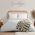 thumbnail image 2 of Jessica Simpson Plush Throw Blanket, Olive / Grey, 50" x 70", 2 of 5