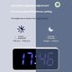 thumbnail image 5 of RGB Color Changing Mirror Digital Clock White Shell RGB Light, 5 of 5