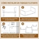 thumbnail image 5 of Repisas Flotantes de Pared, Set de 5 Repisas para Recamara, Repisa Flotante Fácil de Montar, Capacidad de Carga 12 KG, Estantes Flotantes Versátiles para Dormitorio, Sala, Estudio, Cocina,Negro, 5 of 7