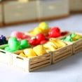 thumbnail image 3 of Yesbay 8 Pcs Dollhouse Fruit DIY Handcrafted Resin Mini Dollhouse Food for Decoration,E, 3 of 8
