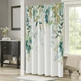 thumbnail image 2 of Sage Green Eucalyptus Shower Curtain for Bathroom Plant Botanical Eucalyptus Leaf Watercolor Greenery Leaves Floral Bathroom Curtain Waterproof Fabric Shower Curtain Sets 72×72 Inches, 2 of 5