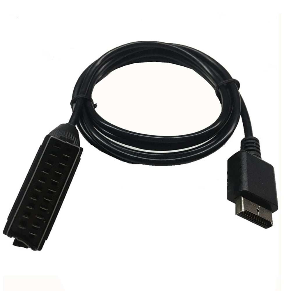 Aktuator Incubus gennembore 1.8M RGB Scart Cable for PS1 PS2 PS3 TV AV Lead Connection Game Cord Wire  for PAL Consoles - Walmart.com