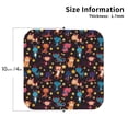 thumbnail image 2 of Pofeuu Cute Animals Print Coasters for Drinks, 4Pack PU Leather Coasters, Bar Drink Coasters for Tabletop Protection, Furniture from Damage-Square, 2 of 6