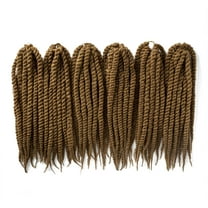 Onedor  6 Packs 18 Inch Havana Twist Crochet Hair Extensions Mambo Senegalese Twist Crochet Braids for Hair Braiding