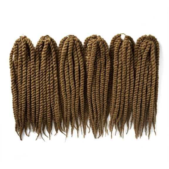 Onedor  6 Packs 18 Inch Havana Twist Crochet Hair Extensions Mambo Senegalese Twist Crochet Braids for Hair Braiding