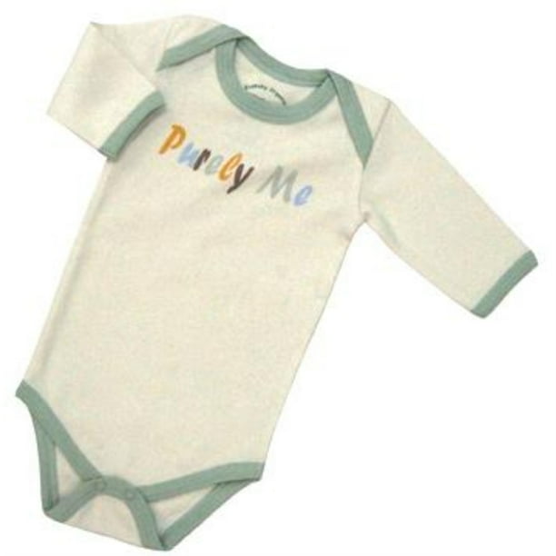 Body / pijama de manga larga de algodón orgánico - Purely Me 3-6m Healthy Body Head To Toe 801PURELYME6M