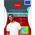 thumbnail image 2 of Big Men's Superior Softness ComfortBlend 3 Pack Crew Undershirt, 2XL, 2 of 4