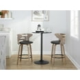 thumbnail image 2 of LumiSource Grey Cosini 26" Fixed-Height Counter Stool - Set of 2, 2 of 6