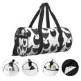 thumbnail image 3 of Balery Retro Rooster Bolsa de Gimnasio para Mujeres y Hombres, Bolsa de Viaje Impermeable, Bolsa de Fin de Semana con Compartimento para Zapatos y Bolsillo Húmedo, 3 of 6