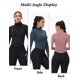 thumbnail image 5 of Chaqueta deportiva corta de ajuste slim con cierre completo Dalavch, paquete de 3 para mujer, 5 of 6