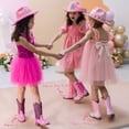 thumbnail image 4 of Botas Cowgirl Motasha Glitter para niñas rosas talla 11, 4 of 7