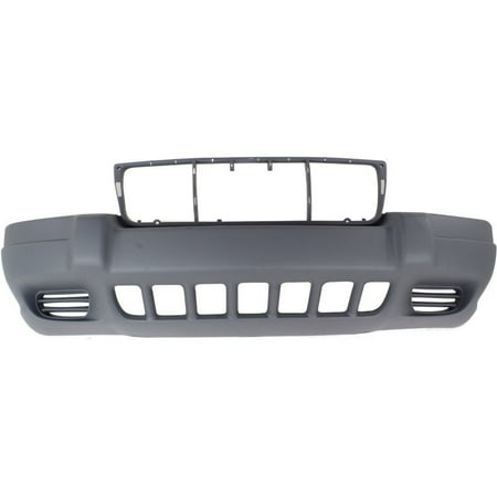 NEW FRONT BUMPER COVER TEXTURED FITS 1999-2003 JEEP GRAND CHEROKEE 5EU79ZSPAB