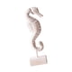 thumbnail image 5 of Estatua náutica de madera para decoración del hogar, escultura, decoración costera, playa y océano Forma de caballito de mar, 5 of 9