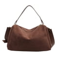 thumbnail image 1 of Bolso Nuevo Almohada Gamuza Versátil Alta Gama Hombro Gran Capacidad (café), 1 of 9