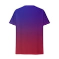 thumbnail image 4 of LEBONYARD Tops for Women 2024,Women's Fashion Solid Color Short-sleeved V-neck Loose Casual Tops Purple S, 4 of 8
