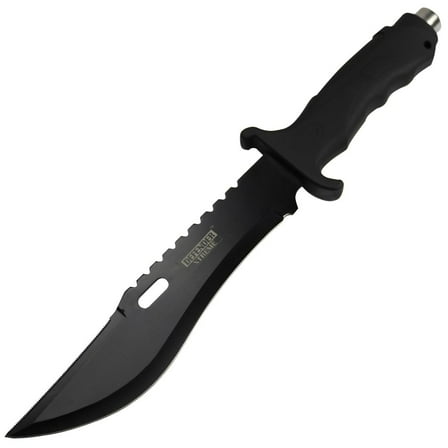 Defender-Xtreme 13' Black Anodized Fixed Blade Hunting Knife Stainless Steel