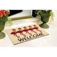 thumbnail image 3 of A1 Home Collections LLC A1HC Natural Coir Doormat with Classic Design PVC Backing,0.75 Inch Pile Height, Natural Color, Front Outdoor Double Doormat, 3 of 5