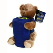 NCAA Officially Licensed Michigan Wolverines Mascot Pillow Fleece Throw Blank...