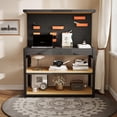 thumbnail image 3 of 48" Work Bench with Drawers, 2000 LBS Heavy Duty Work Table with Pegboard, Storage Shelf, Power Outlets, Work Bench for Garage, Office, Home, 3 of 9