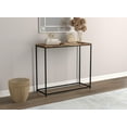 thumbnail image 1 of Safdie & Co. Table Console 31L Bois Brun Récupéré Métal Noir, 1 of 4