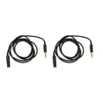 thumbnail image 2 of Cable de extensión de conector auxiliar de 35 mm diseño escalonado de sonido sin pérdidas conectores chapados en oro cable de auriculares macho a hembra de 33 pies y 35, 2 of 8
