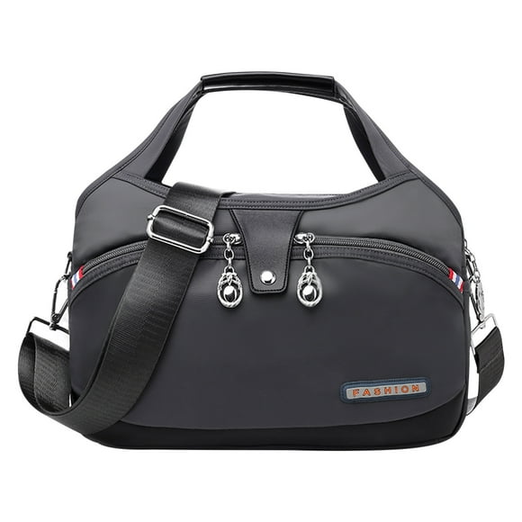 RXIRUCGD Sacs Bandoulière Imperméables en Nylon pour Femmes Sac à Bandoulière à Multiples Poches Sac de Voyage et Sac à Main