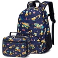 thumbnail image 1 of Set de Mochila BTOOP para Preescolar Niño Azul Marino con Camión, 1 of 9