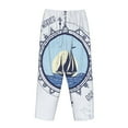 thumbnail image 5 of Kll Womens Not All Who Wander Are Lost2 Print Pajama Pants Soft Pajama Bottoms For Women Cozy Lounge Pants, 5 of 9