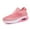 Pink, variant on Women Shoes Walking Lightweight Air Cushion Fly Woven Sock Shoes Athletic Women Sneakers