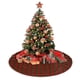 thumbnail image 4 of Falda para árbol de Navidad a cuadros del clan Maxwell, suave y divertida, decoración navideña navideña de granja de 30", 4 of 4