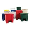 thumbnail image 6 of Rubbermaid Commercial FG614300RED 8 Gallon Indoor Utility Step-On Plastic Waste Container - Red, 6 of 7