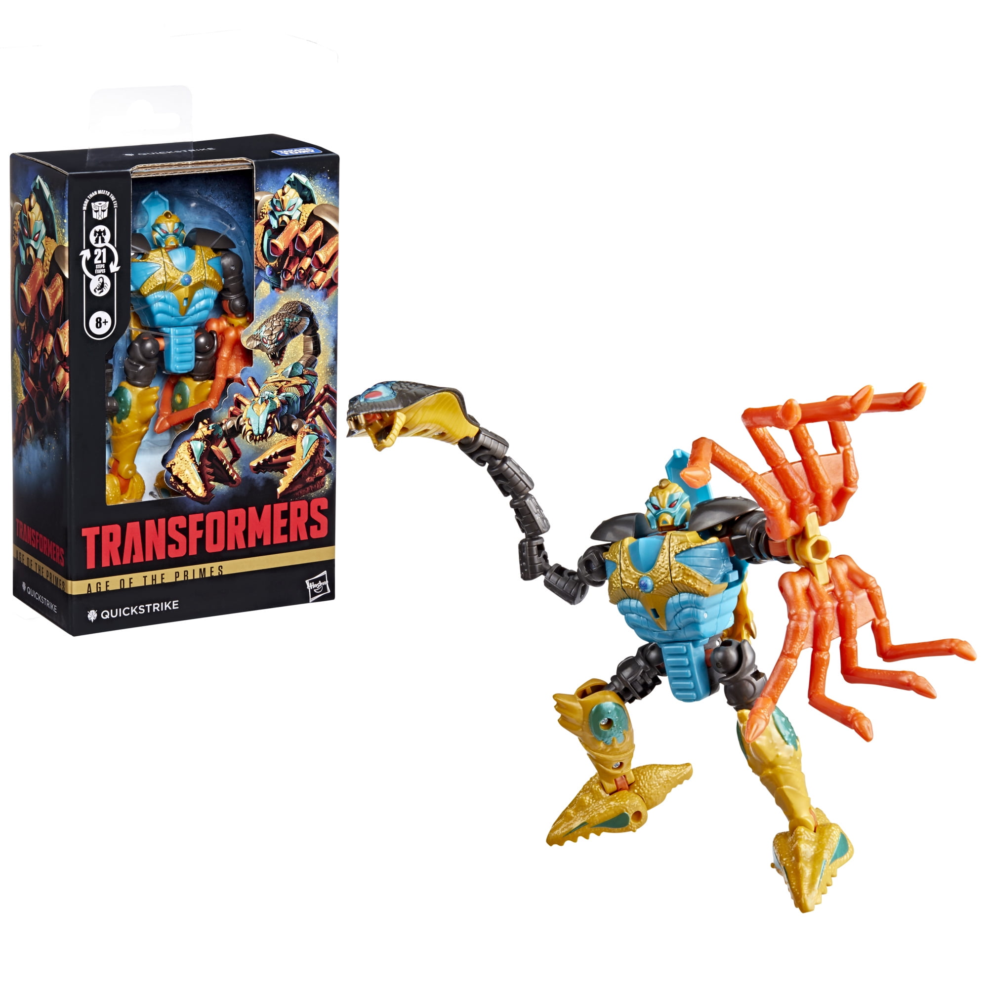 Transformers Age of the Primes Quickstrike 5.5" Action Figure, 8+