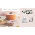 thumbnail image 3 of "Universal 5 Piece Silicone Lid Set: Microwave Splatter Cover Lid for Food- In Different Sizes – Spill-Proof, Suction, Bowl, Glass Bowl Lids, Pans, Pots, Complete with 1 Silicone Pot Handle Cover", 3 of 8