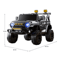 thumbnail image 2 of Montable Eléctrica Jeep Dodo Kids Bwn158 Luces Led Negro, 2 of 10
