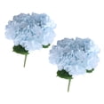 thumbnail image 3 of Ramo de flores de 2 piezas para San Valentín, regalo para el hogar, hortensia, flores para fiesta Azul claro, 3 of 9