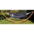 thumbnail image 2 of Gilbin Cotton Double Hammock Portable 2 Person Durable Extra Large Canvas Hammock, Canvas Double Brazilian Hammock, Perfect for Camping, Outdoors Gear, Backpack, Hiking, Hunting, Backyard, 2 of 6