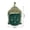 PhnomPenhGreenJade, variant on Glass Buddha Head Pendant  Clear Crystal Gold Plated Buddhist Amulet Necklace Charm for Women Men, Spiritual Jewelry 35x25mm