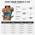thumbnail image 7 of Fotbe Underwater Swimming Guinea Pig Pattern Womens' Sports Bra Longline Wirefree Padded with Medium Support Sports Moisture-Wicking Workou Vest,Tank Top-Medium, 7 of 7