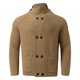 thumbnail image 2 of Gibobby Suéter cárdigan para hombre Cárdigan casual con cuello alto y botones para hombre(Caqui,XG), 2 of 5
