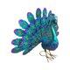 thumbnail image 2 of Esculturas de animales de pavo real esculturas de arte de hierro impermeables para patio interior al aire libre Hugtrwg  Para estrenar, 2 of 5