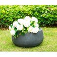 thumbnail image 3 of Planter Kante - Cuenco redondo de hormigón ligero para exteriores (40 cm), 3 of 7